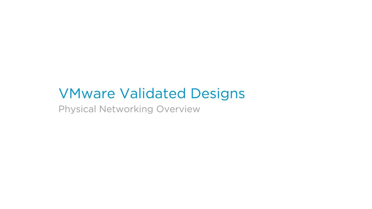 VMware Validated Design