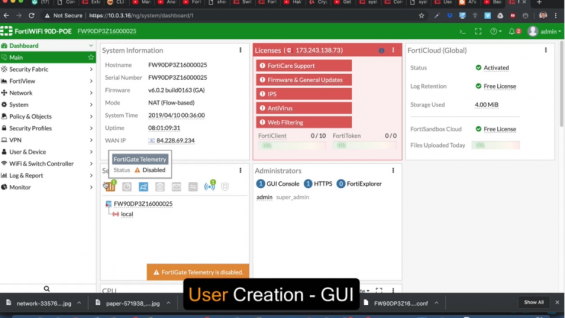 10 – Create Users Gui – Fortigate Admin Crash Course-1