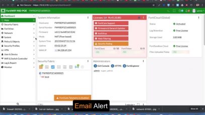 17 – Set Up Email Alerts – Fortigate Admin Crash Course-1