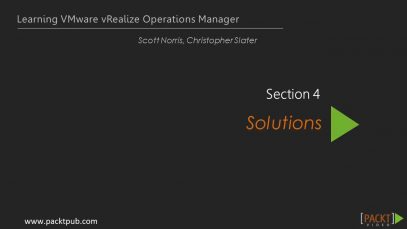 Learning VMware vRealize Operations Manager – What Are Solutions_720 thumbnail
