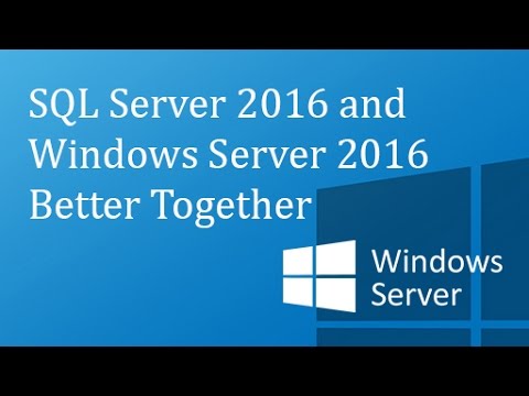 Microsoft SQL Server 2016 - Microsoft Windows Server 2016