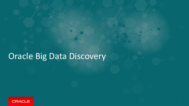 Oracle Big Data Discovery