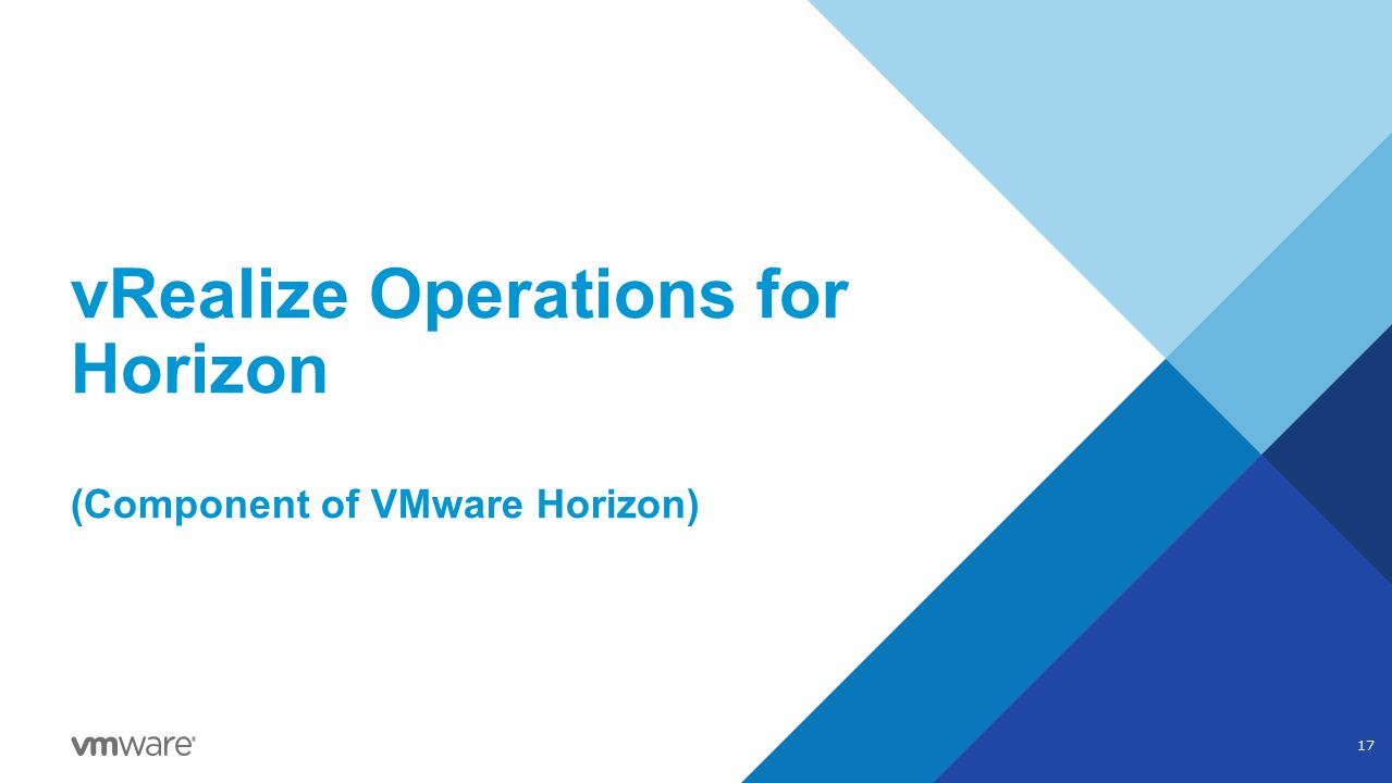 مروری بر قابلیت‌های VMware vRealize Operations برای  Horizon View