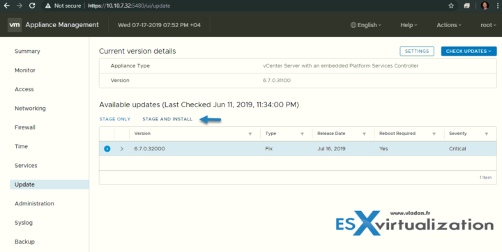 انتشار نسخه VMware vSphere 6.7 U2c