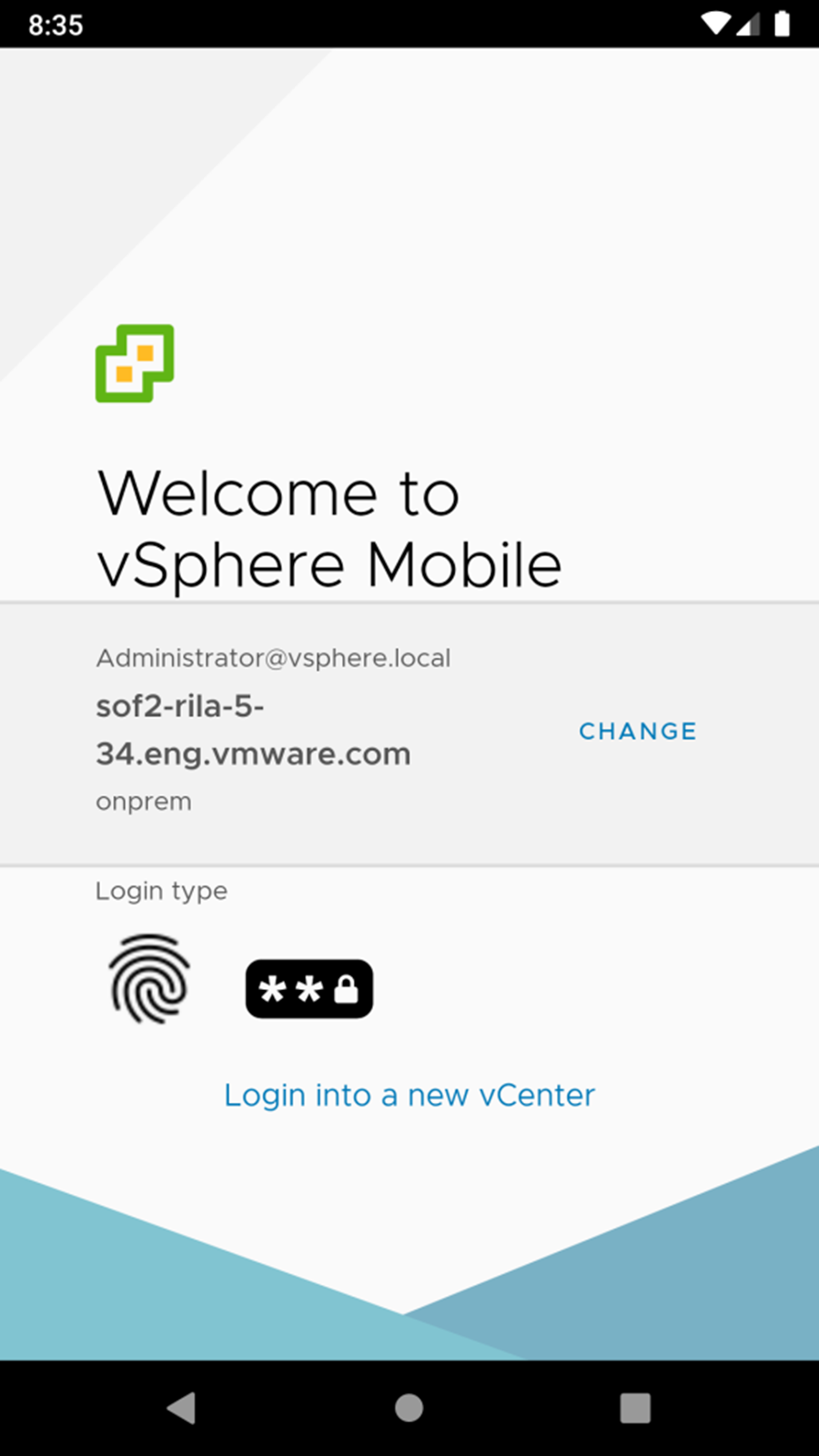 اپلیکیشن Vsphere mobile