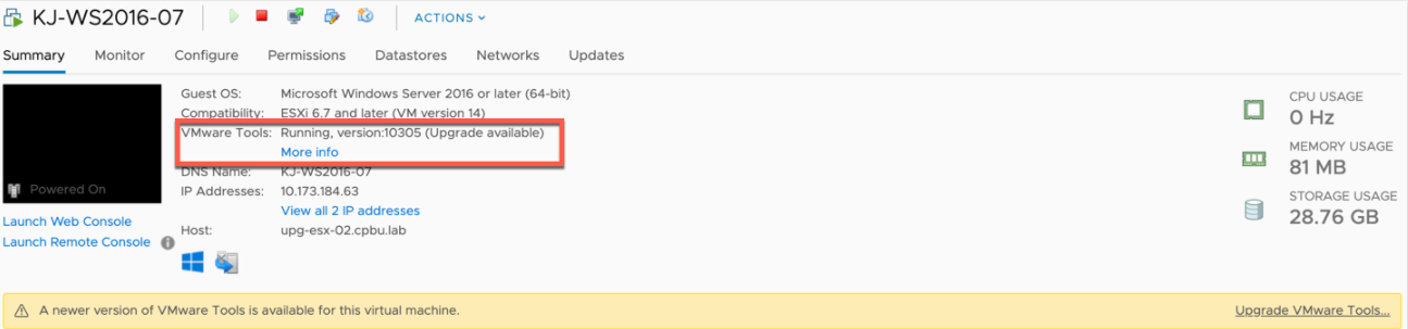 مشکل امنیتی با VMware Tools